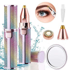 2-in-1 electric facial hair remover for women with LED light