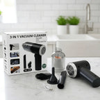 3-in-1 Portable Rechargeable Mini Vacuum Cleaner for Car and Home - AS-228 Model