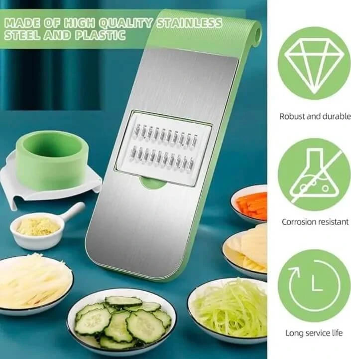 5-in-1 Vegetable Cutter & Mandoline Slicer Set