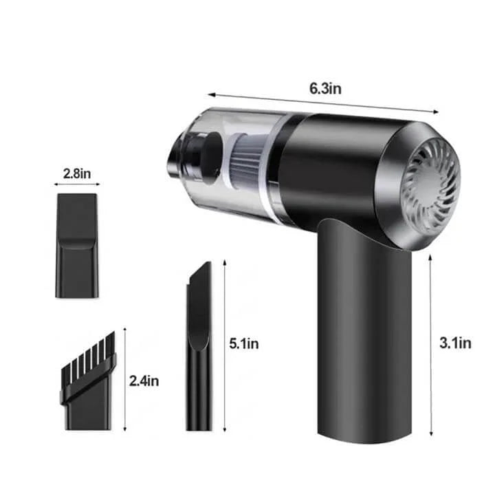 Compact Portable Vacuum Cleaner Design - Mini 3-in-1 Handheld Vacuum Specifications
