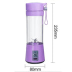 Compact electric blender for gym and office use