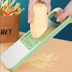 High-quality stainless steel and BPA-free plastic vegetable slicer showing robust, corrosion-resistant, and long service life features - Trendas