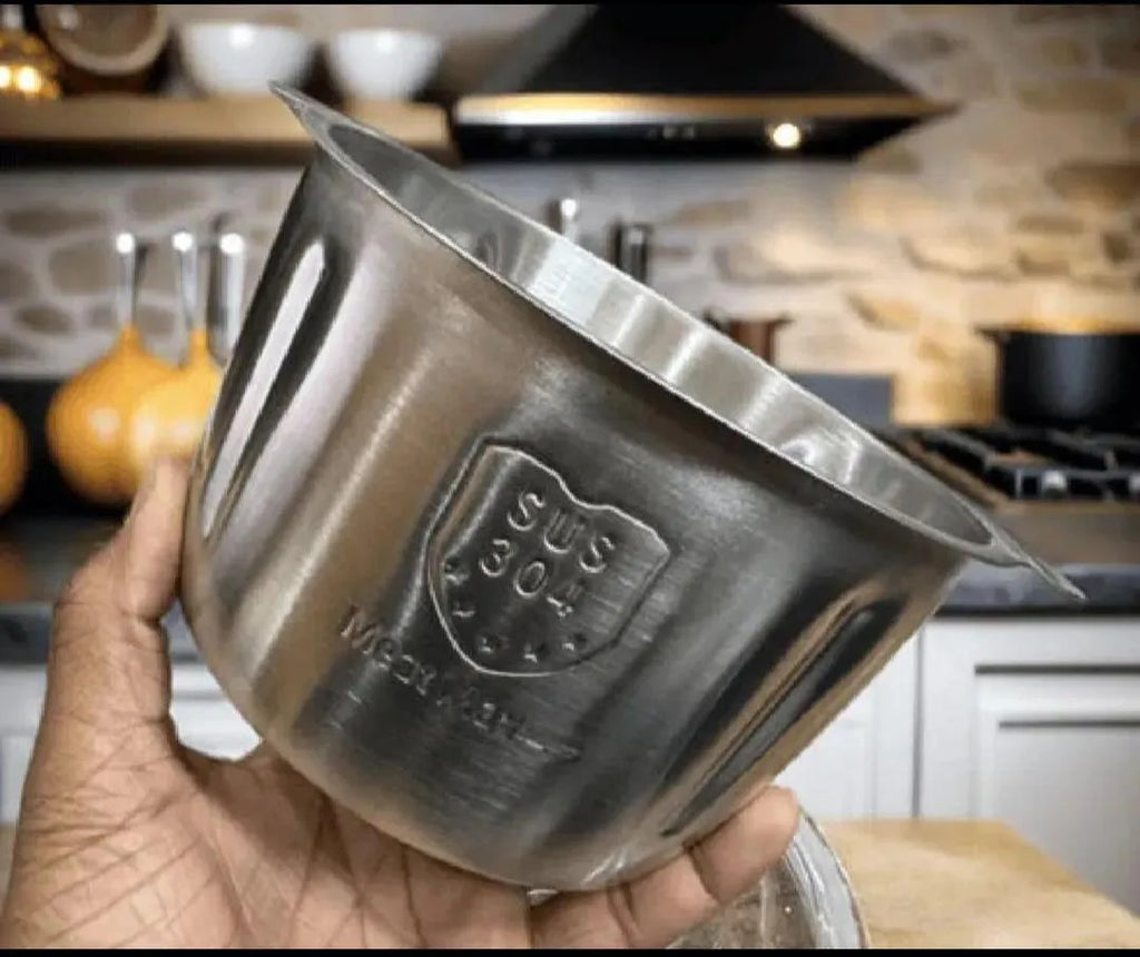 High quality SUS 304 stainless steel bowl for kitchen vegetable chopper