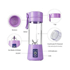 Mini smoothie maker with 6 stainless steel blades