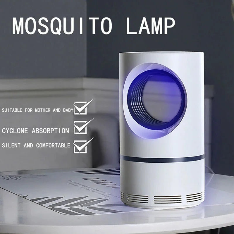 Mosquito Lamp Safe For Mother Baby Silent Cyclone Absorption Technology