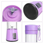 Portable blender parts close up view