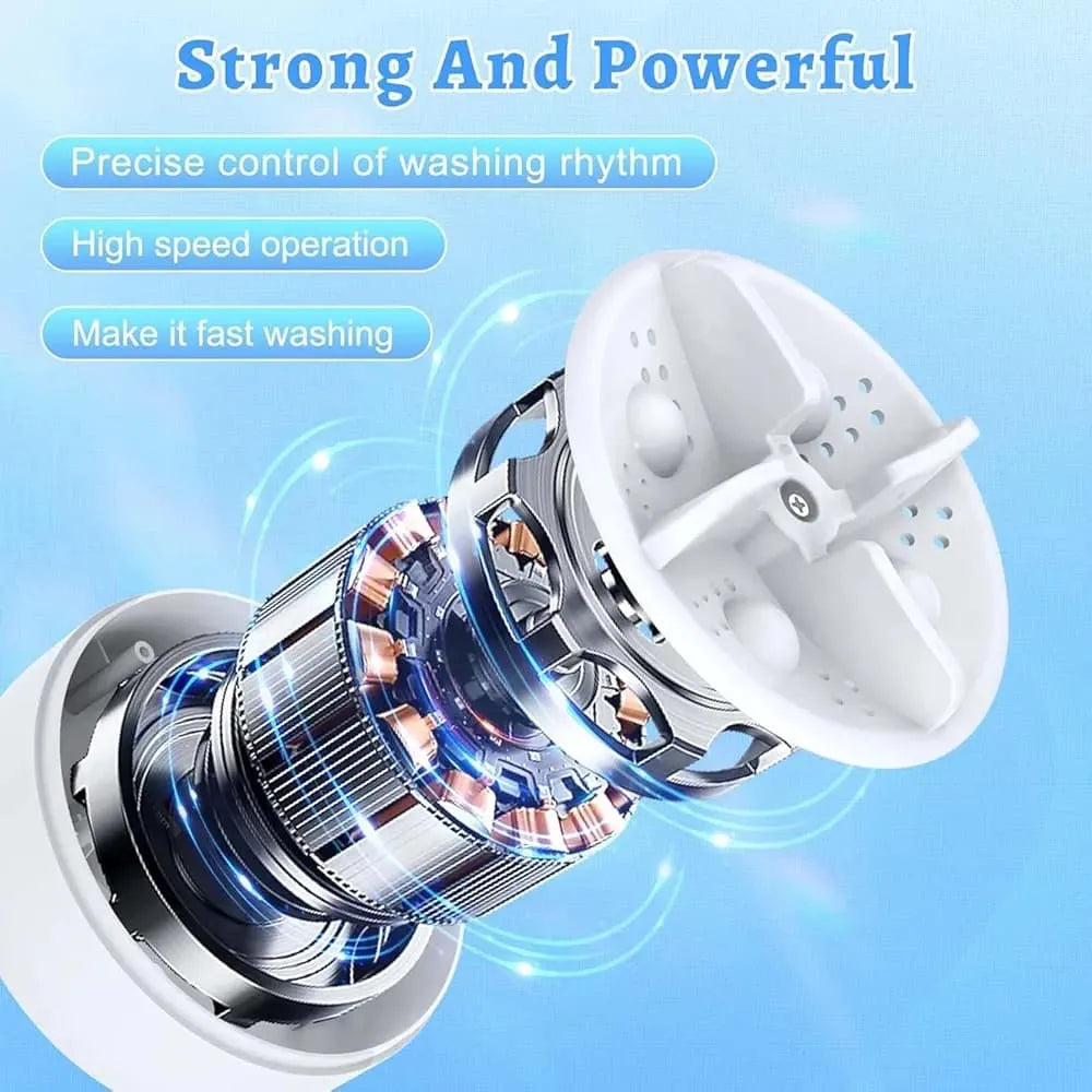 Powerful high-strength torque pulsator of Trend Us mini laundry device