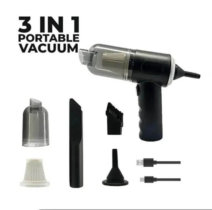 
Professional Cordless Handheld Vacuum with Washable Filter and Cleaning Attachments
