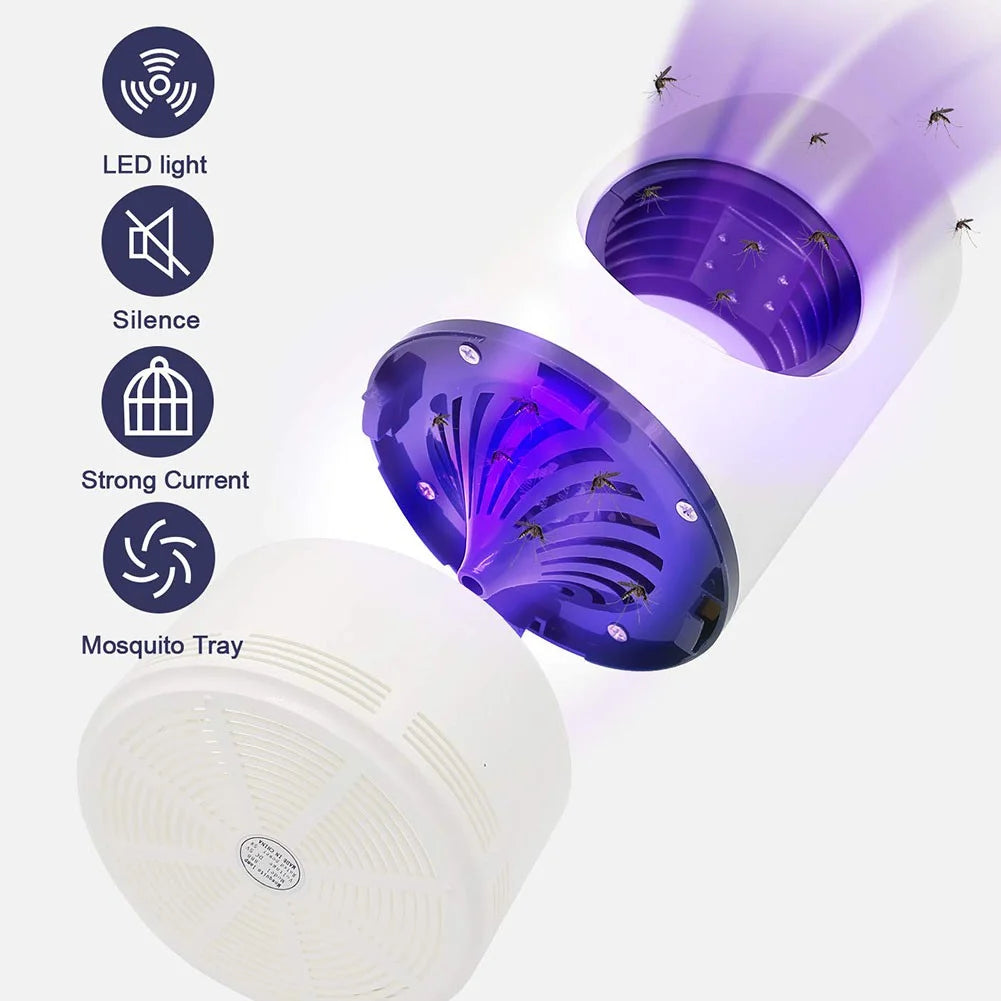 UV Mosquito Lamp Internal Mechanism LED Light Silent Strong Current Mosquito Tray