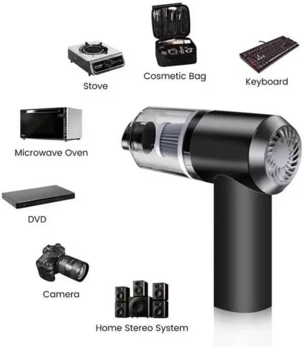 Versatile 3-in-1 Handy Vacuum Cleaner for Electronics, Microwaves, and Home Appliances